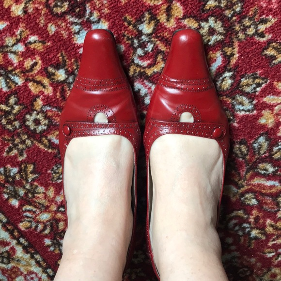 ladies red shoes size 7